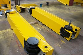 .European double girder end truck