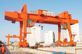 Gantry Crane Bánh xe tải cuối