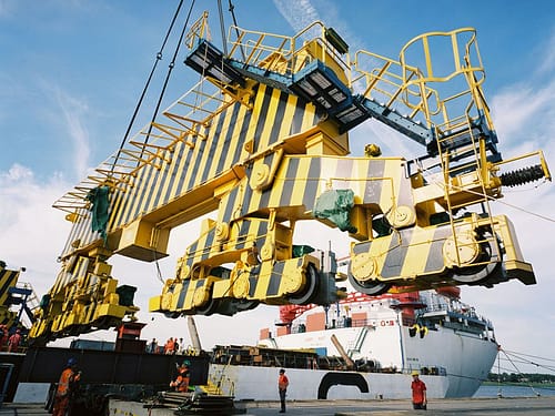 Gantry Travelling unit Unloading